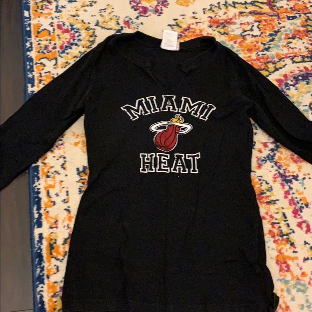 Miami heat long sleeve shirt